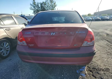 2004 Hyundai Elantra Gls from USA, damaged, VIN KMHDN46D64U778110